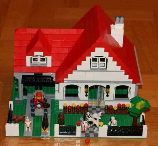 The lego house finished