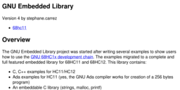 GNU Embedded Library