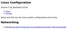 Linux Configuration